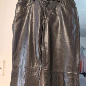 World Express Vintage Leather Pants Size 7/9